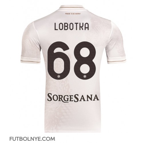 Camiseta SSC Napoli Stanislav Lobotka #68 Visitante Equipación 2025-26 manga corta